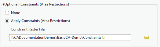 Basic CA Constraint Map