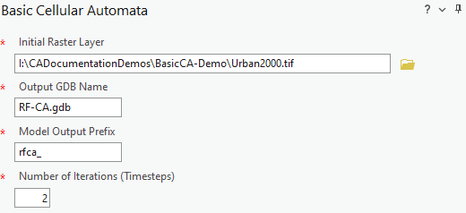 Input and Output Parameters